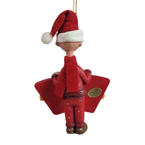 Kurt S Adler Christmas Ornament Mom's Favorite Youngest Child Elf Smiling Boy - Picture 4 of 8